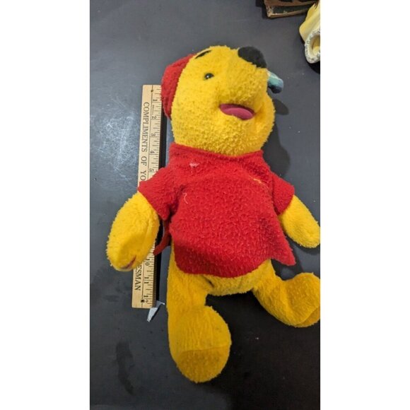 Disney Winnie The Pooh 10” Stuffed Animal Plush Wearing Pajamas bedtime pooh - Picture 8 of 8